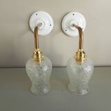 Set of two vintage wall sconces.