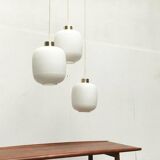 Suspensions à ballon en verre allemand du milieu du siècle, années 1960, lot de 3