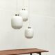 Suspensions à ballon en verre allemand du milieu du siècle, années 1960, lot de 3
