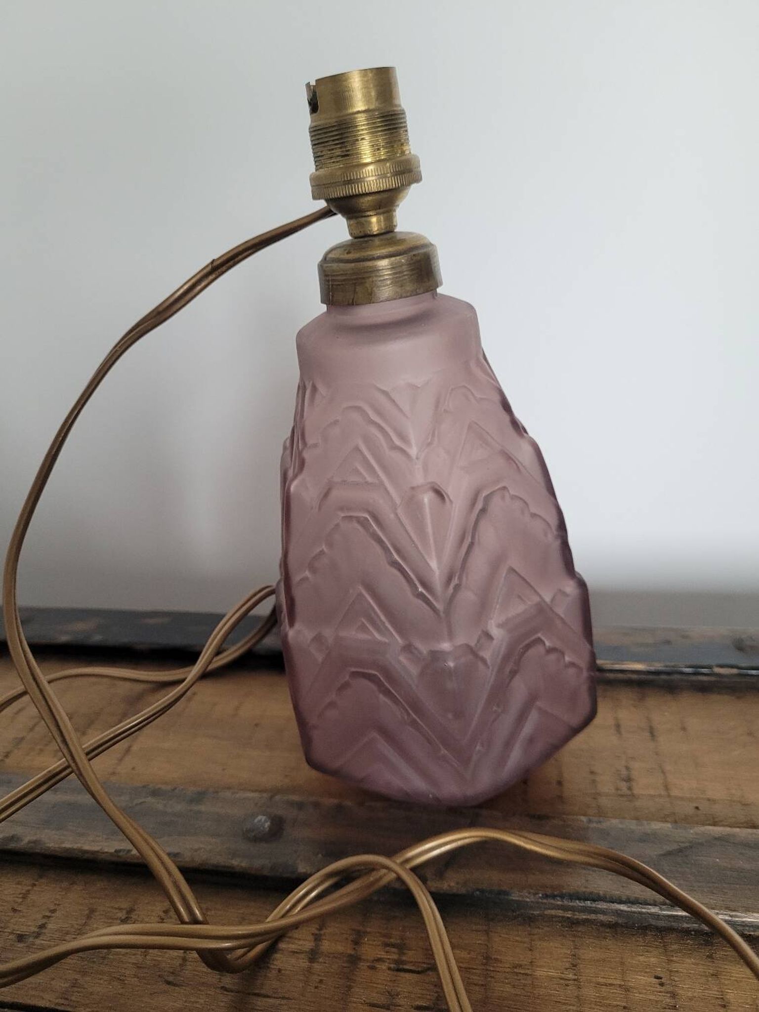 Art Deco lamp base