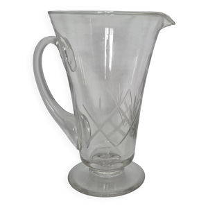 Pichet à eau en cristal