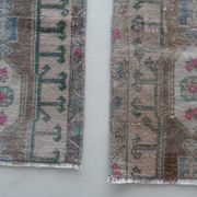 Lot de 2 tapis turcs vintage faits main