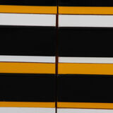 Yellow and black chest of drawers, model U-453, by Jiri Jiroutek, 1960