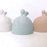 Little pink couple , ceramiche chiminazzo, 1970