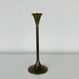 Scandinavian brass candle holder, 1960s