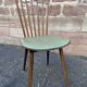 6 vintage chairs Baumann 1960 mid-century Scandinavian compass feet simi