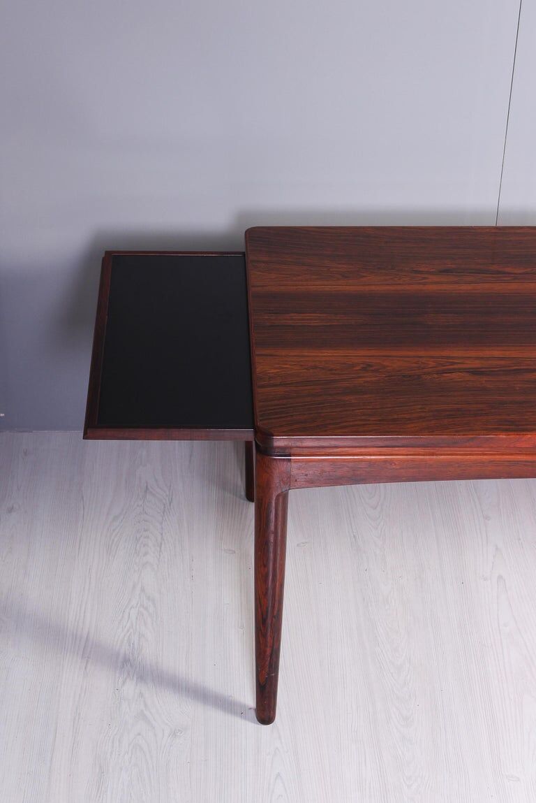 Mid-century Scandinavian coffee table in 1950s rosewood