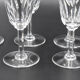 Series of 8 crystal water glasses from Saint Louis model Cerdanya H = 17.9 cm