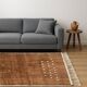 Moroccan Beni Ourain rug in brown wool, 150/250cm