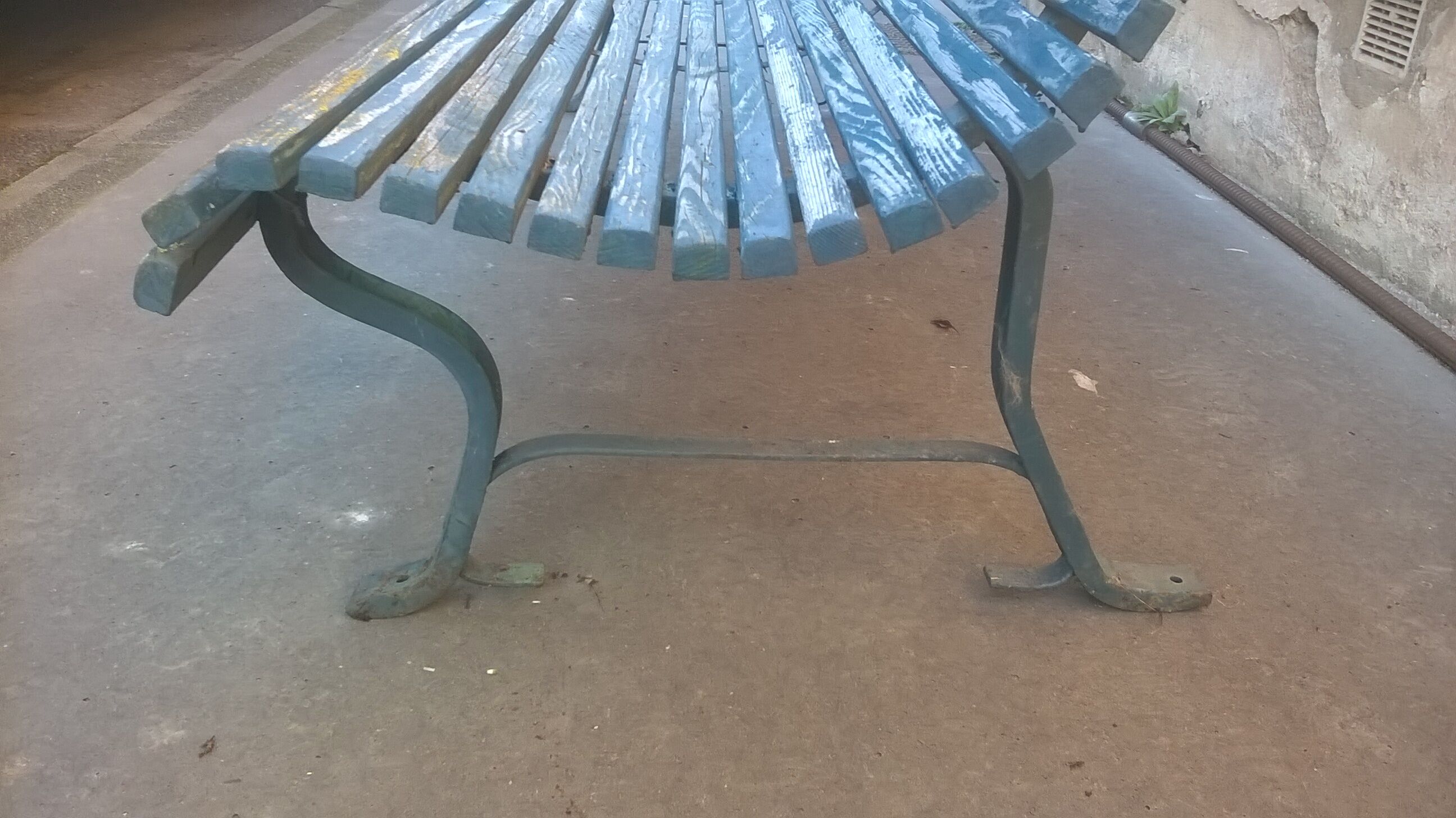 Old garden bench