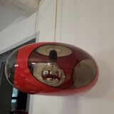 Vintage UFO red pendant lamp Luigi Colani