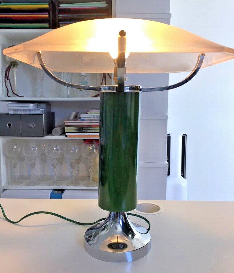 Large Italian Design Ministerial Desk Lamp 1950s