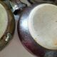4 caquelons en grès émaillé, esprit wabi-sabi, années 70
