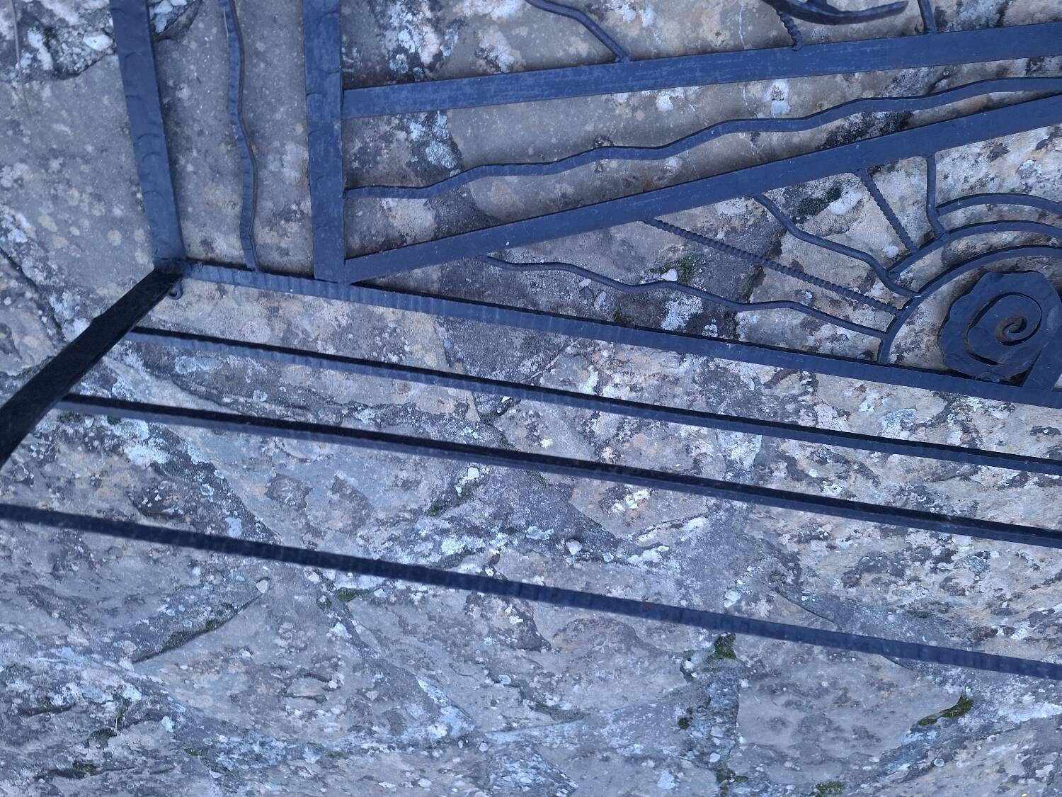 Art Deco wall coat rack