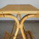 Vinyl doors/vintage bamboo rattan magazines