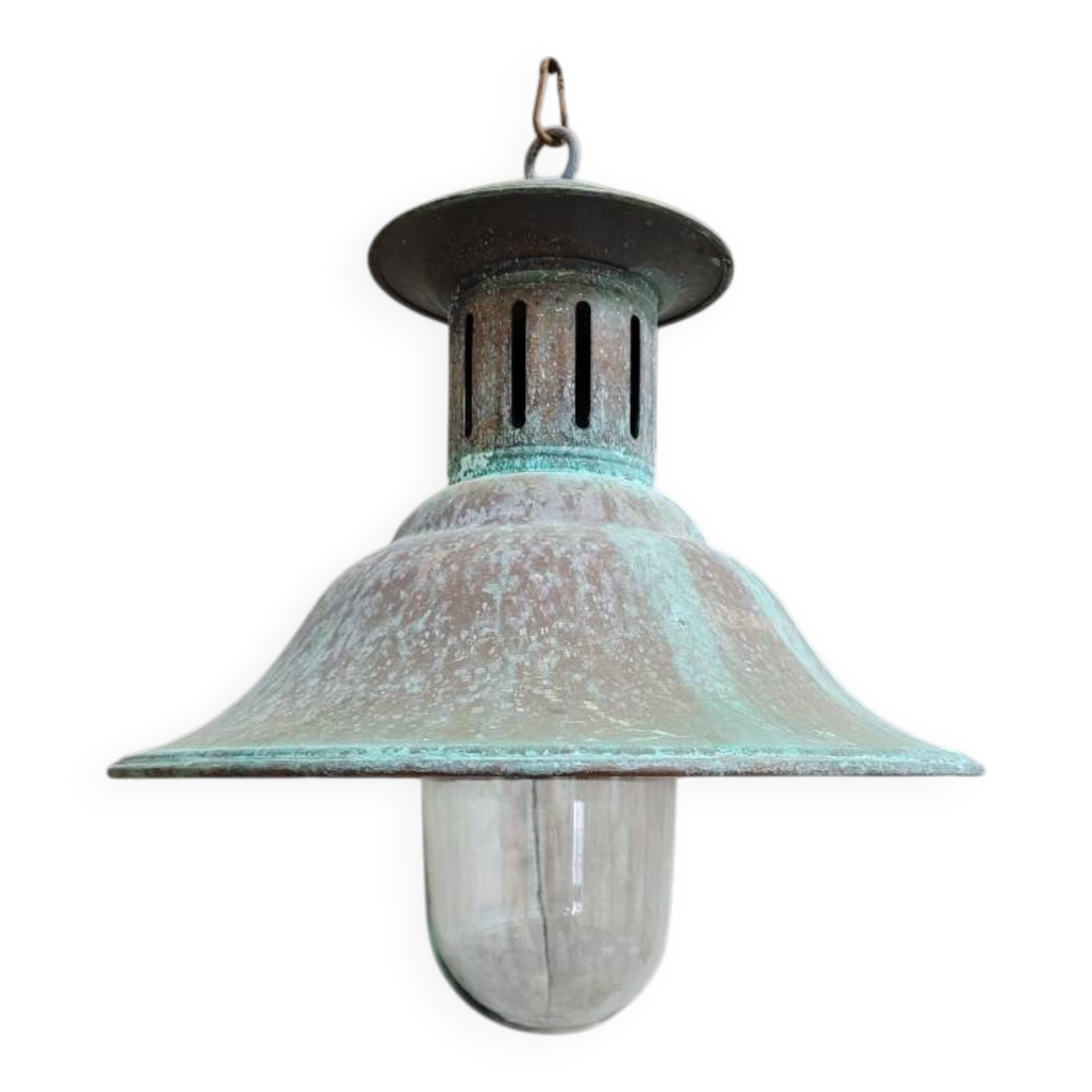 Rustic copper pendant barnlamp hanging lamp