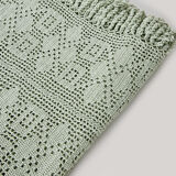 Dessus de lit en crochet - verveine