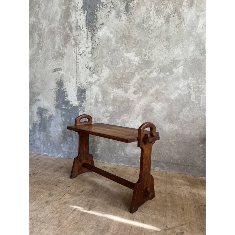 Brutalist side table.