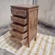 Commode/chest of drawers with tapered legs