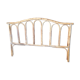 Old rattan headboard