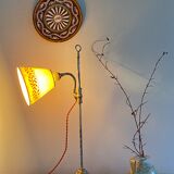 Workshop lamp, painted lampshade, 2m cable
