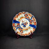 Imari porcelain plate with Japanese-style floral decoration, late 19th century