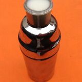 1960s bottle, shaker lacquered glass chrome 75cl height: 225mm