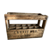 Wooden bottle locker
