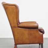 Fauteuil à oreilles en peau de mouton