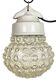 Vintage White Porcelain Pendant Light, 1970s