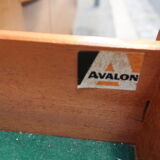 Row in the 1960s teak