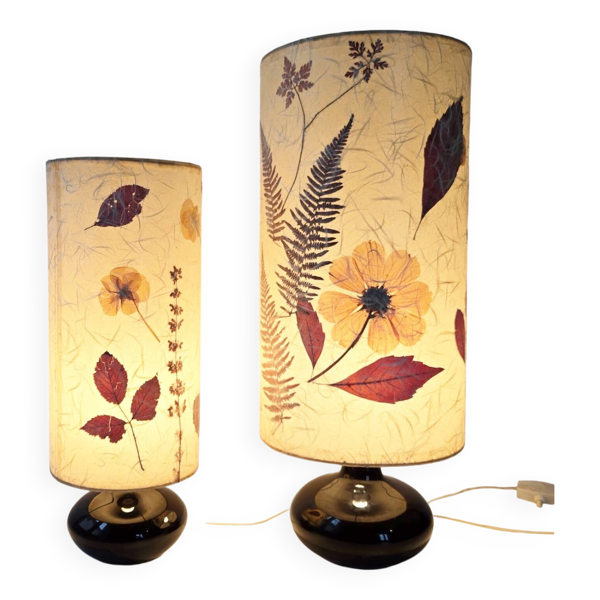 2 lampes en céramique, 1970