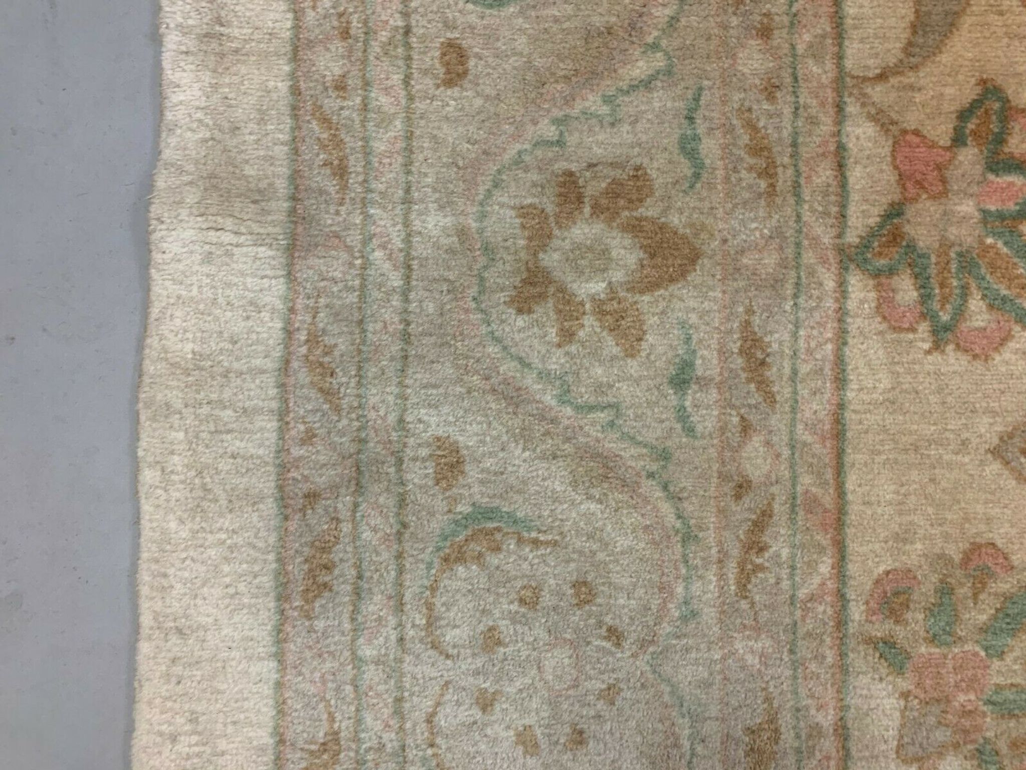 Sultanabad Carpet 300x218 cm Handmade Wool Chobi Rug Natural Dyes