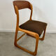 Set of 6 wooden chairs sled baumann vintage / year 60
