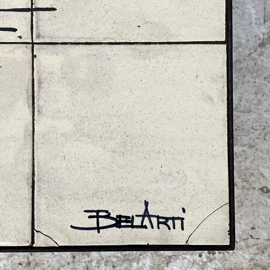 60's vintage ceramic coffee table by Belarti