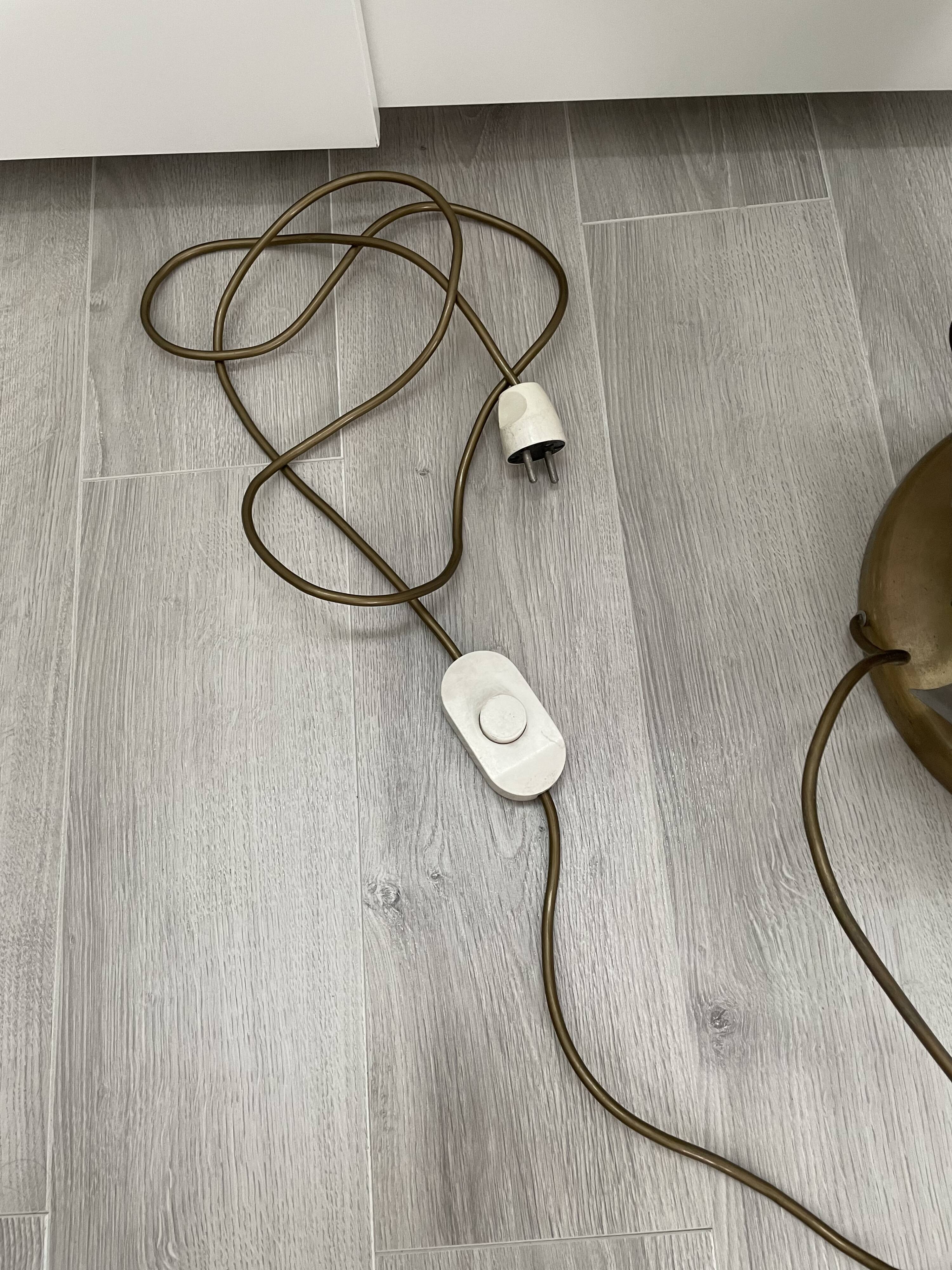 Lampadaire fleurs et plante lampe de plancher de fleur - design années 70
