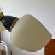 Art deco chandelier 6fires in brass, black metal and opaline