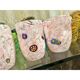Contemporary Modern Pink Spot with Murrine Murano Glasses - Set of 6