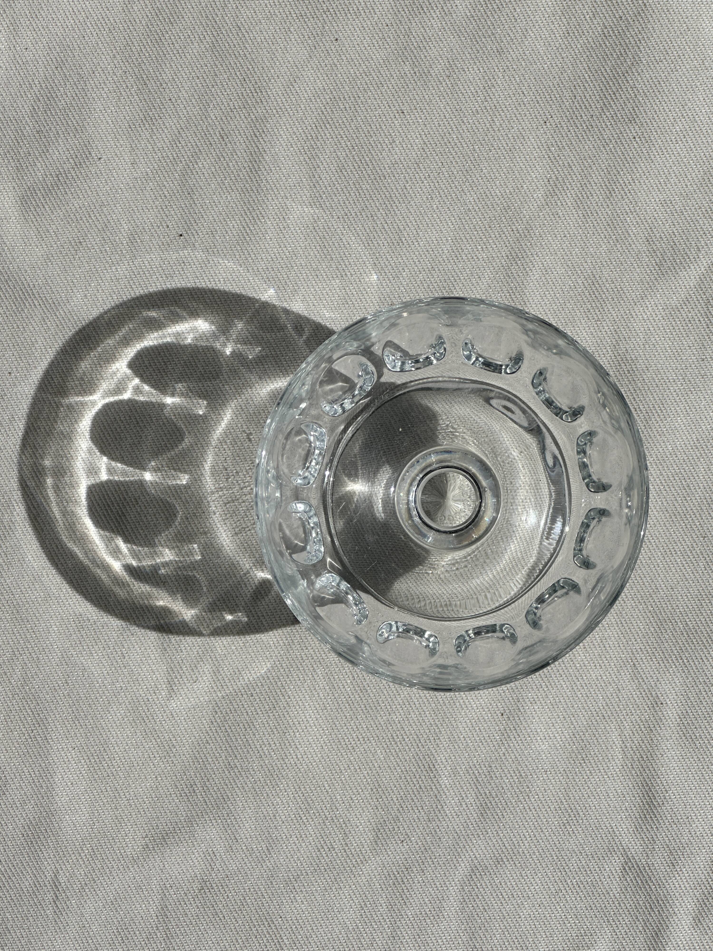 11 France Arcoroc footed bowls