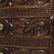 Vintage Carved Oak Cabinet/Chest of Drawers with Mythical Figures