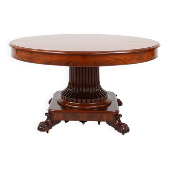 Extendable Antique English Dining Table in Victorian style, ca. 1830