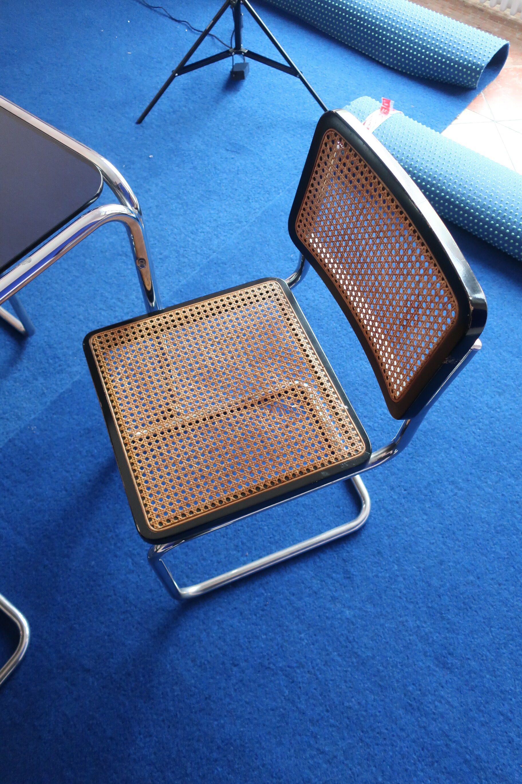 Table and 4 chairs by Marcel Breuer from the 70/80