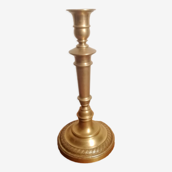 Empire era candle holder in gilded bronze