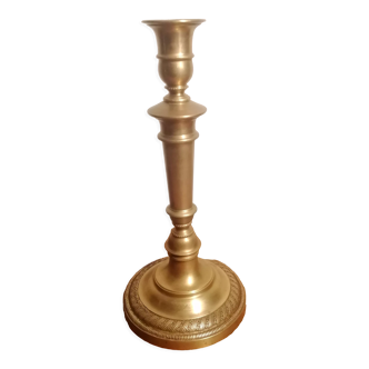 Bougeoir époque empire en bronze doré