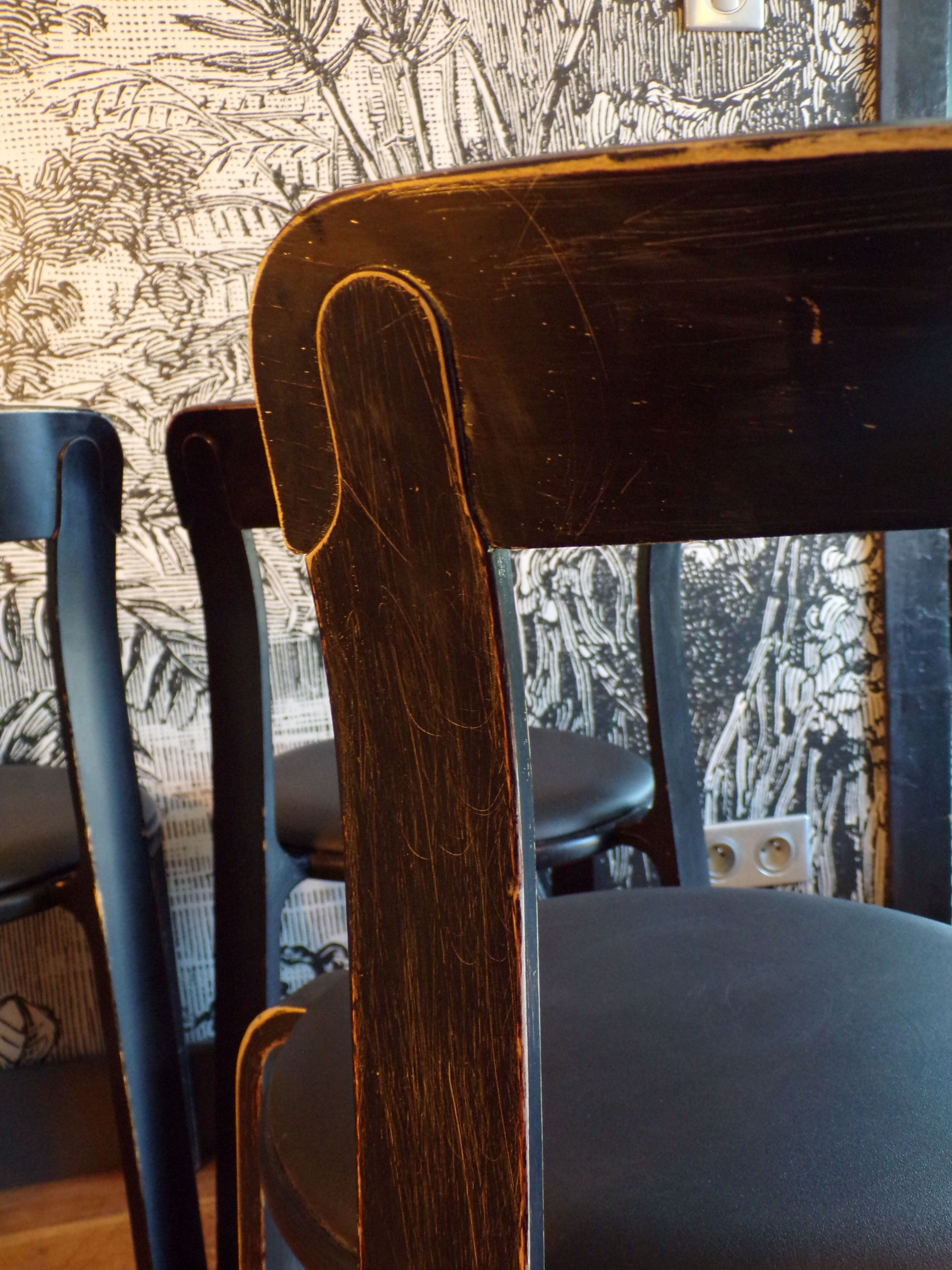 Suite 4 chairs Dietiker Bruno Rey