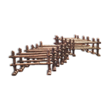 12 Silver metal knife holder