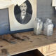 Ancien buffet de campagne bois brut