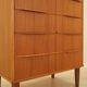 Commode en teck, design danois, années 1970, fabriquée au Danemark