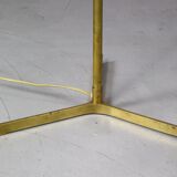 Mid Century modern brass floor lamp, 1950s