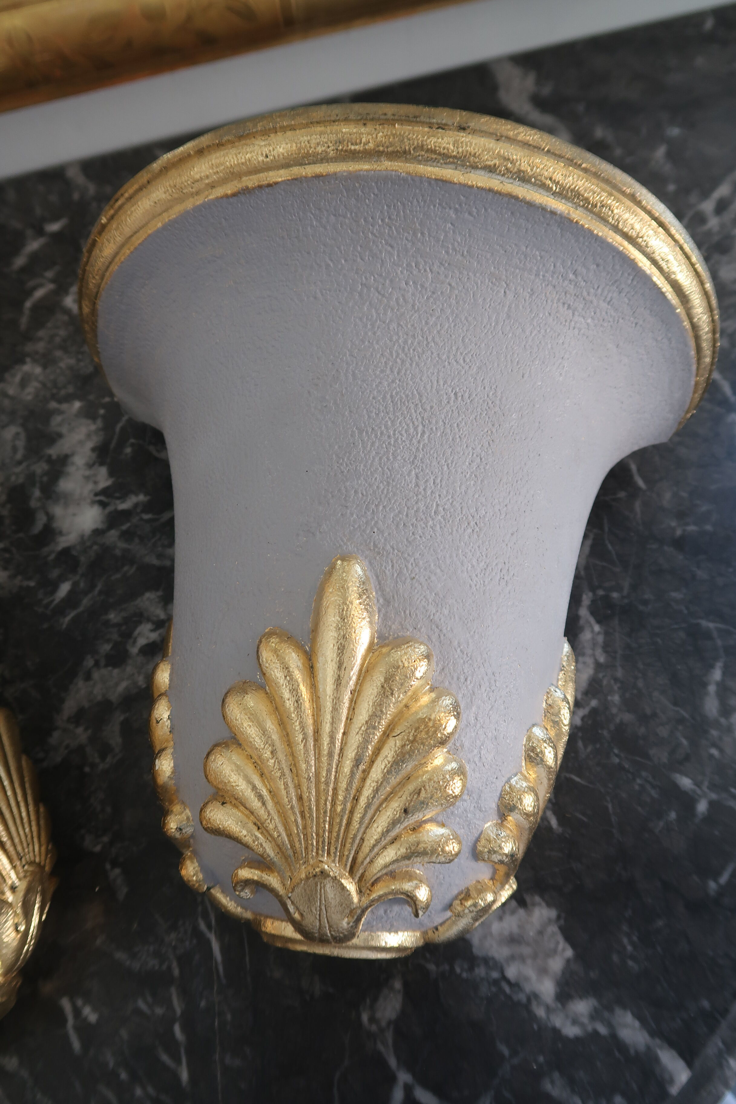 Pair of empire style wall lamps